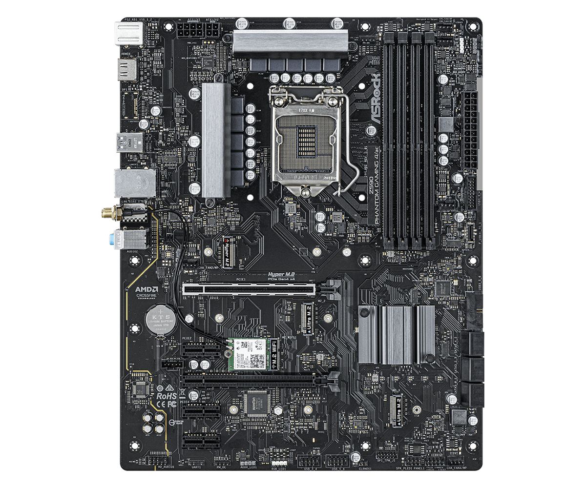 Asrock z590 phantom gaming 4 не видит